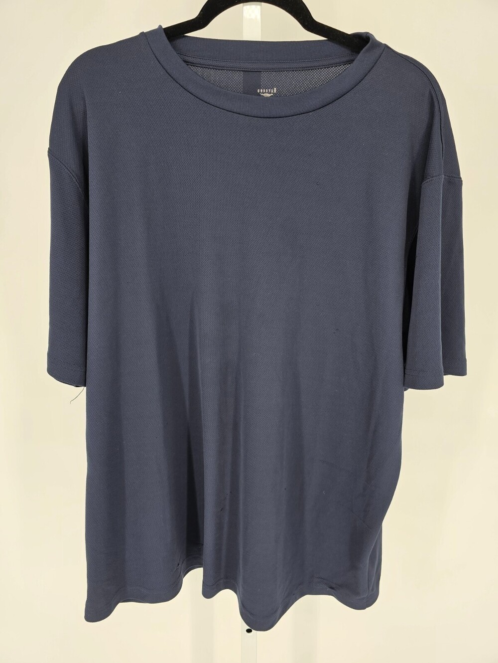 Cheetah Mens Sz XXL Short Sleeve Performance T Shirt Navy Blue Athletic